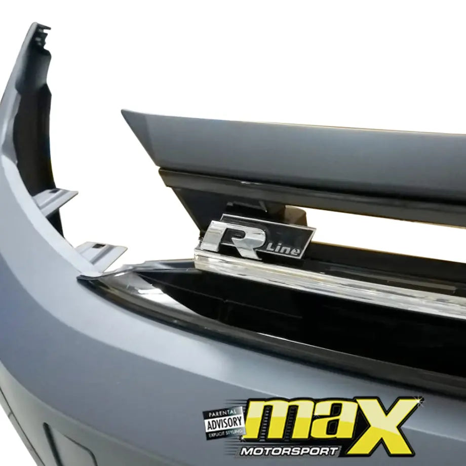 Suitable To Fit - VW Polo 8 AW (18-On) R-Line Style Plastic Front Bumper Upgrade Max Motorsport