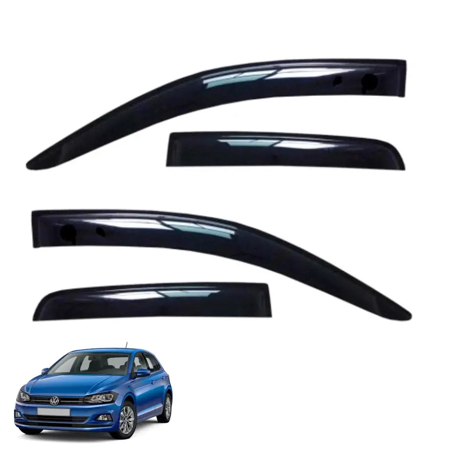 Suitable To Fit - VW Polo 8AW (2019-On) Black Windshield (4-Piece) maxmotorsports
