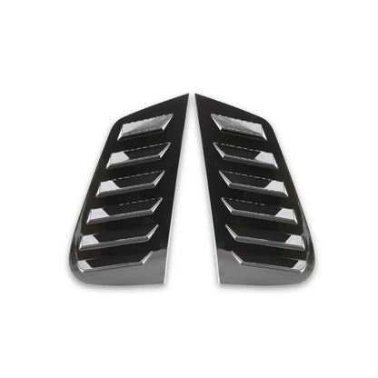 Suitable To Fit - VW Polo 9n3 / Vivo Gloss Black Plastic Side Window Louver Max Motorsport