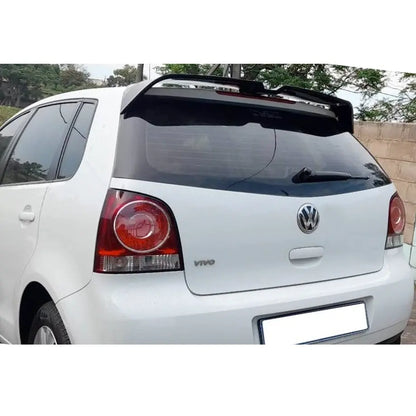 Suitable To Fit - VW Polo 9n3 / Vivo Oettinger Style Gloss Black Plastic Roof Spoiler (05-17) maxmotorsports
