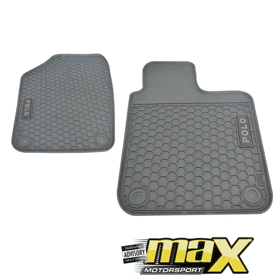 Suitable To Fit - VW Polo Custom Rubber Car Mats (5-Piece) maxmotorsports