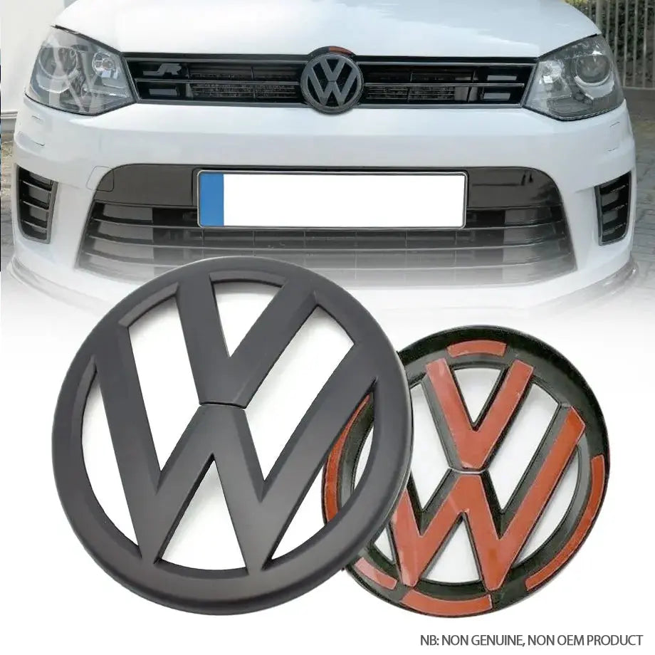 VW Polo (14-18) Gloss Black Stick On Emblem Badge – Max Motorsport
