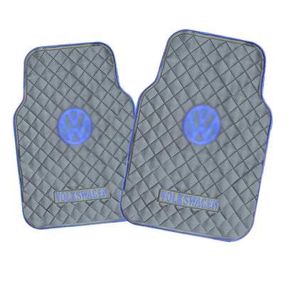 Suitable To Fit - VW Rubber Car Mats 4-Piece (Blue) maxmotorsports