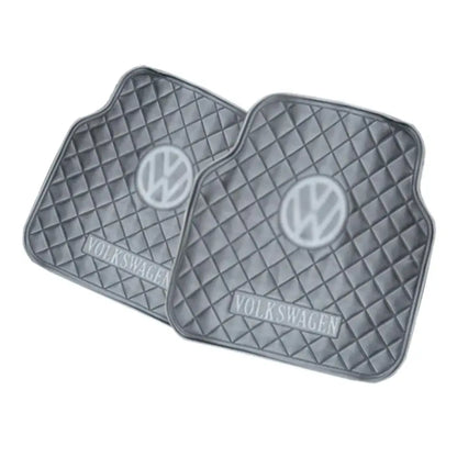 Suitable To Fit - VW Rubber Car Mats 4-Piece (Grey) maxmotorsports