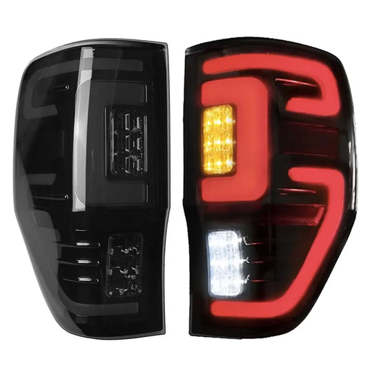 Suitable To Fit: Ranger T6/T7/T8 LED Smoked Black LED Tailights (12-19) Max Motorsport