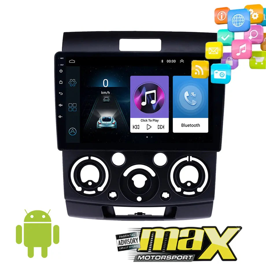 Suitable To Fit 9 Inch Ford Everest (06-10) Android Entertainment & GPS System maxmotorsports