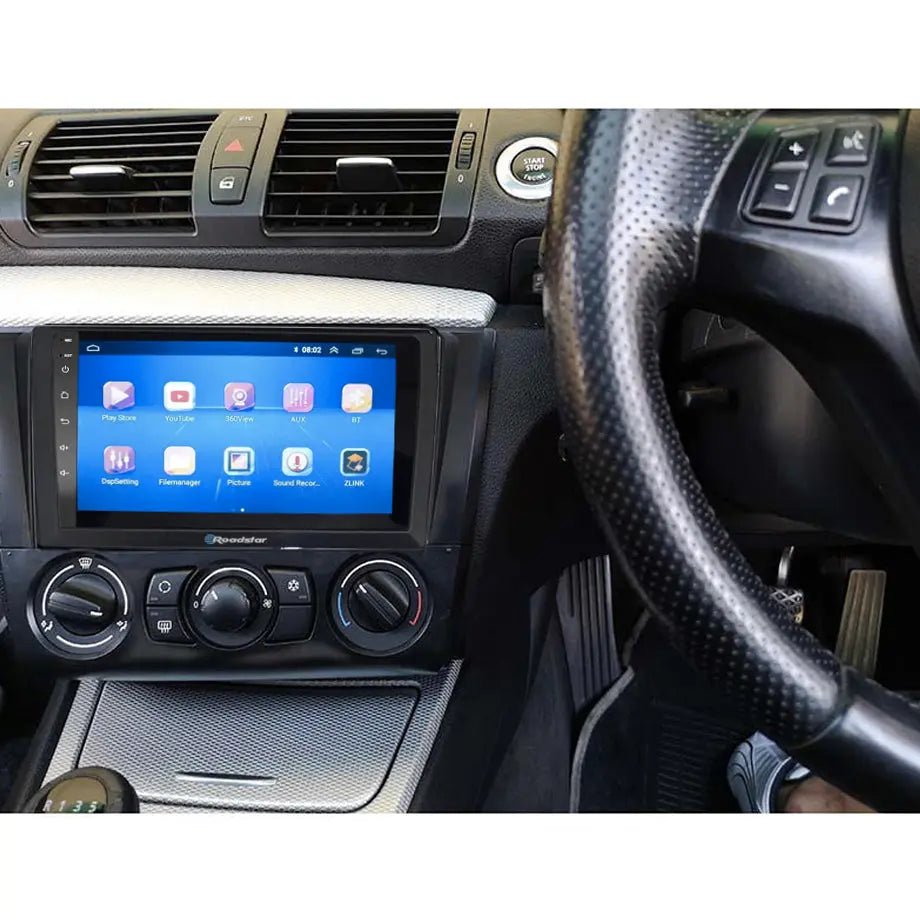 Suitable To Fit BM E88/E82/E81/E87 - 9 Inch Roadstar Android Entertainment & GPS System Max Motorsport