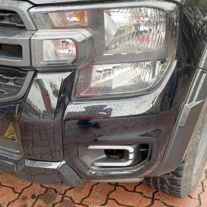 Suitable To Fit - Ranger Next Gen XL / XLT (22-On) Dual Function DRL LED Fog Light Surrounds (Copy) Max Motorsport
