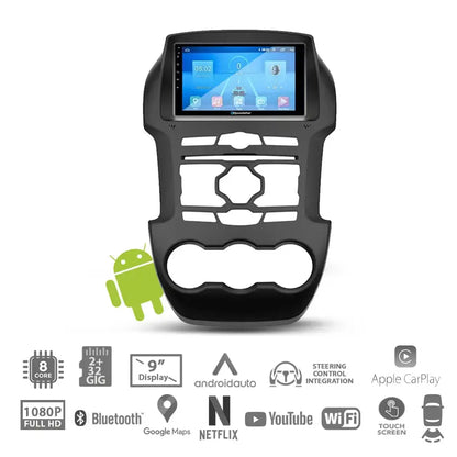Suitable To Fit Ranger T6 - 9 Inch Roadstar Android Entertainment & GPS System Roadstar