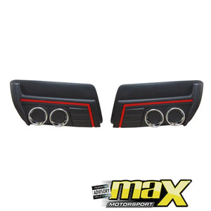 Suitable To Fit Ranger T7 / T8 (15-On) Rear Bumper Add On With Dummy Exhaust maxmotorsports