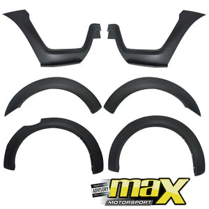 Suitable To Fit Ranger T8 (19-On) Artimo Style Matte Black Plastic Smooth Wheel Arch maxmotorsports