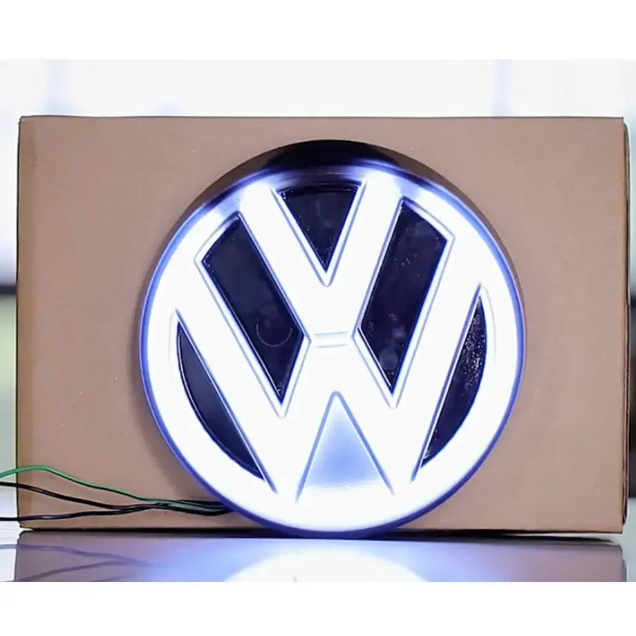 Suitable To Fit VW - Universal Golf 8 Style Dynamic LED Emblem Badge With DRL Strip Max Motorsport