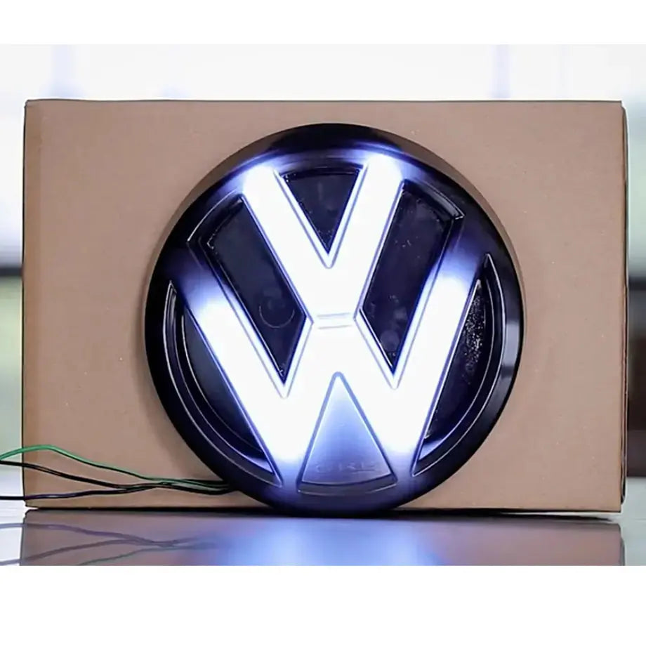 Suitable To Fit VW - Universal Golf 8 Style Dynamic LED Emblem Badge With DRL Strip Max Motorsport