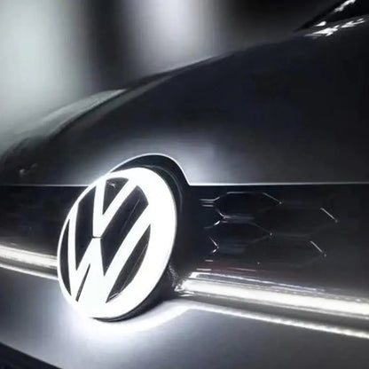 Suitable To Fit VW - Universal Golf 8 Style Dynamic LED Emblem Badge With DRL Strip Max Motorsport