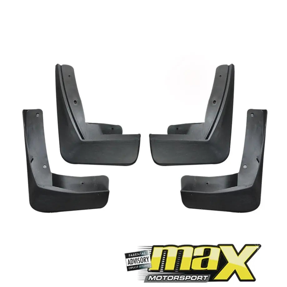 Suitable To Fit - VW Polo 8 TSI (18-On) Plastic Mud Flap (4pc) Max Motorsport