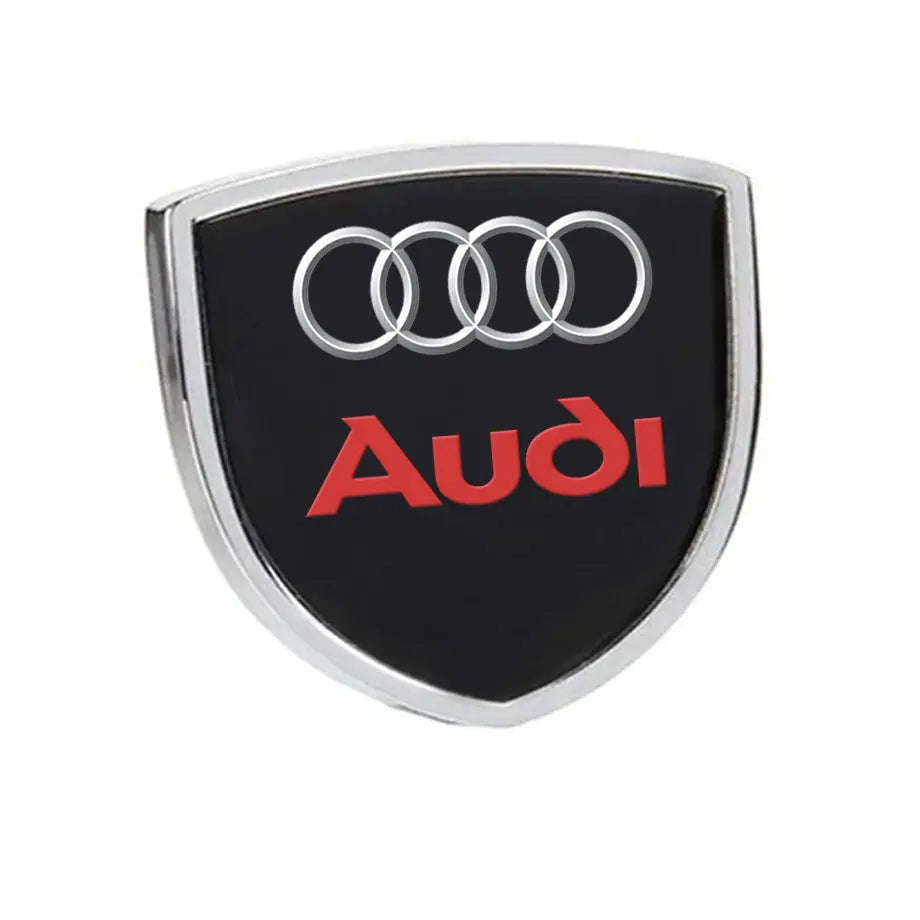 Suitable to Fit - Audi Emblem Shield Badge (Black) – Max Motorsport