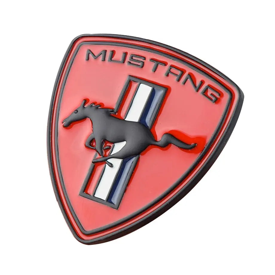 Suitable to Fit - Mustang Emblem Shield Badge (Red) Max Motorsport