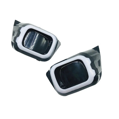 Suitable to Fit: Ranger T8 (2020-On) Dual Function DRL LED Fog Light Surrounds maxmotorsports