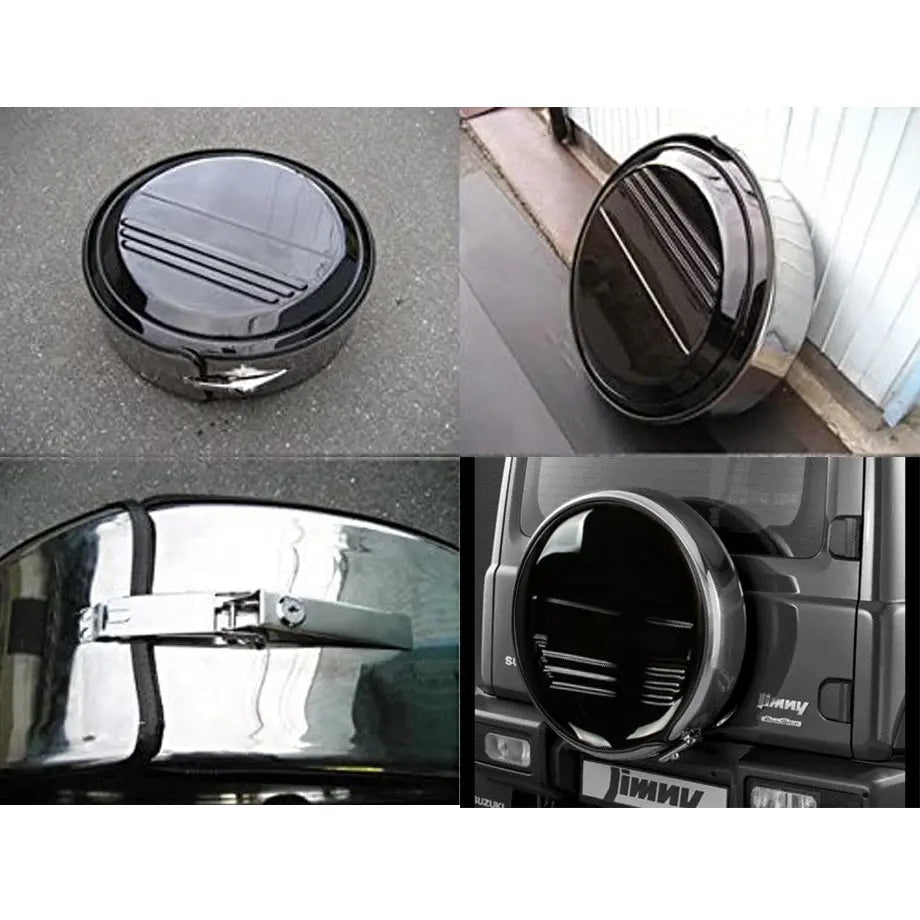 Hard Stainless Steel Spare Wheel Cover For Suzuki Jimny & Samurai (205/70/15) – Waterproof & Tough