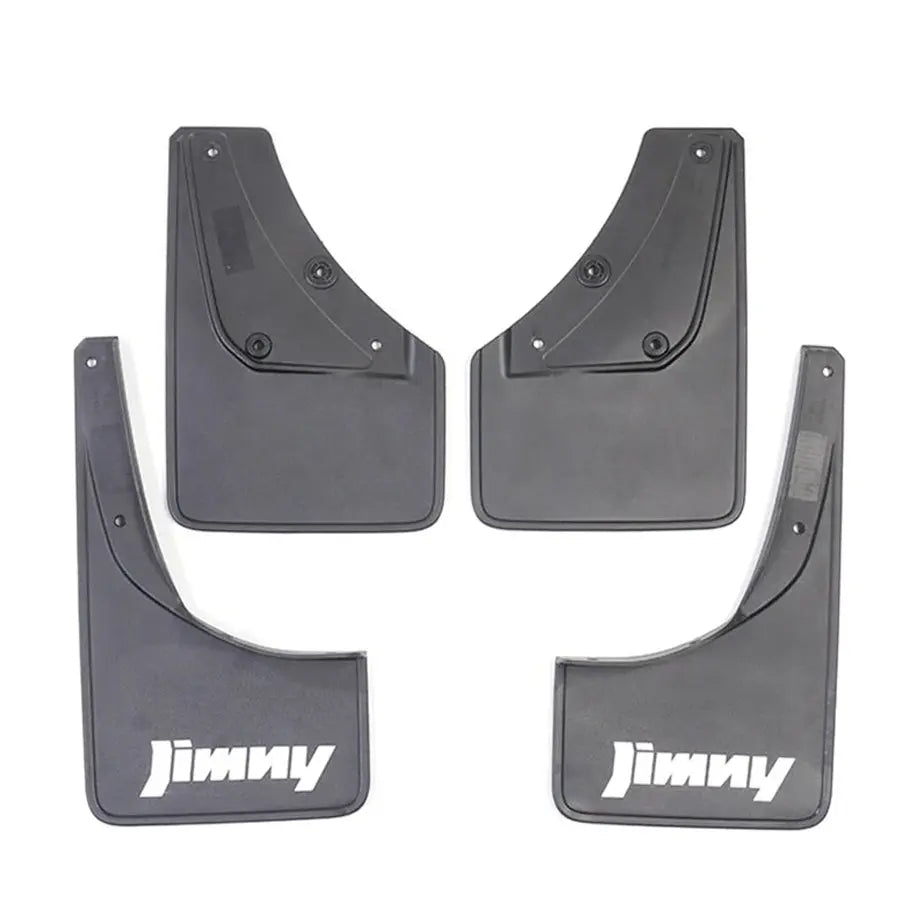 Suzuki Jimny (18On) Plastic Mud Flaps With Logo (4Piece) Max Motorsport