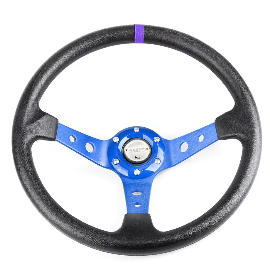 Sports Steering Wheel - Drift Style (Blue) – Max Motorsport