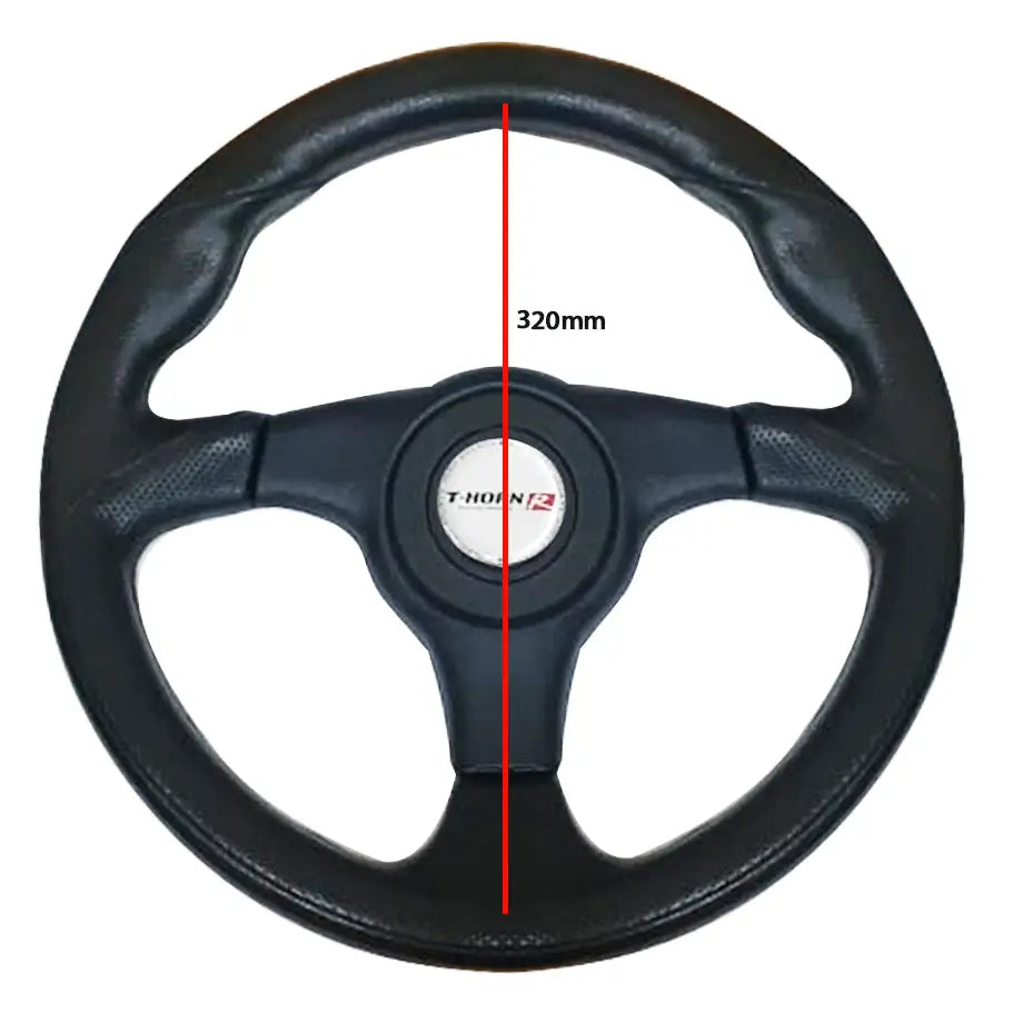 T-Horn Racing Style Steering Wheel Max Motorsport