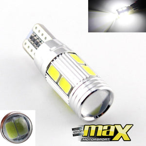 T10 10 SMD Parklight Bulbs With Cancellers maxmotorsports