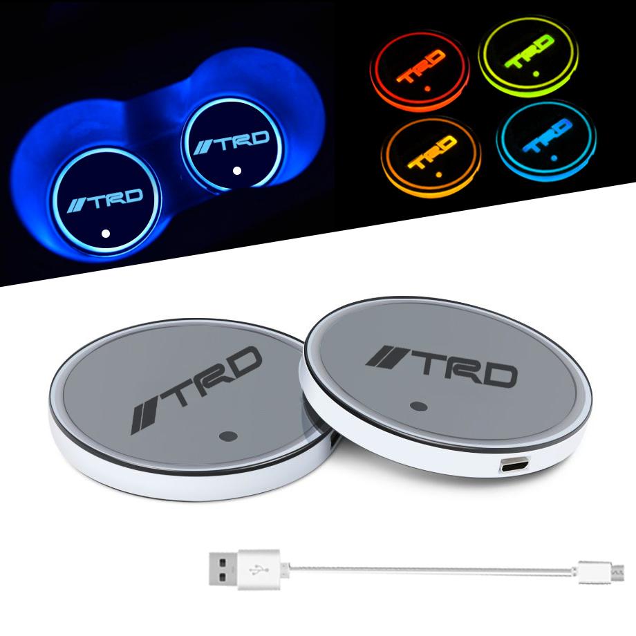 TRD Logo LED Cup Coaster Max Motorsport