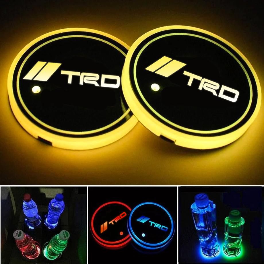 TRD Logo LED Cup Coaster Max Motorsport