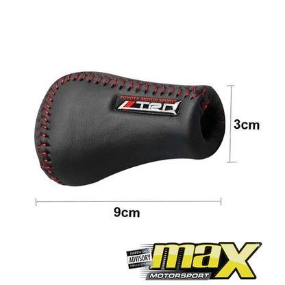 TRD Sports Gear Knob (Black & Red) maxmotorsports