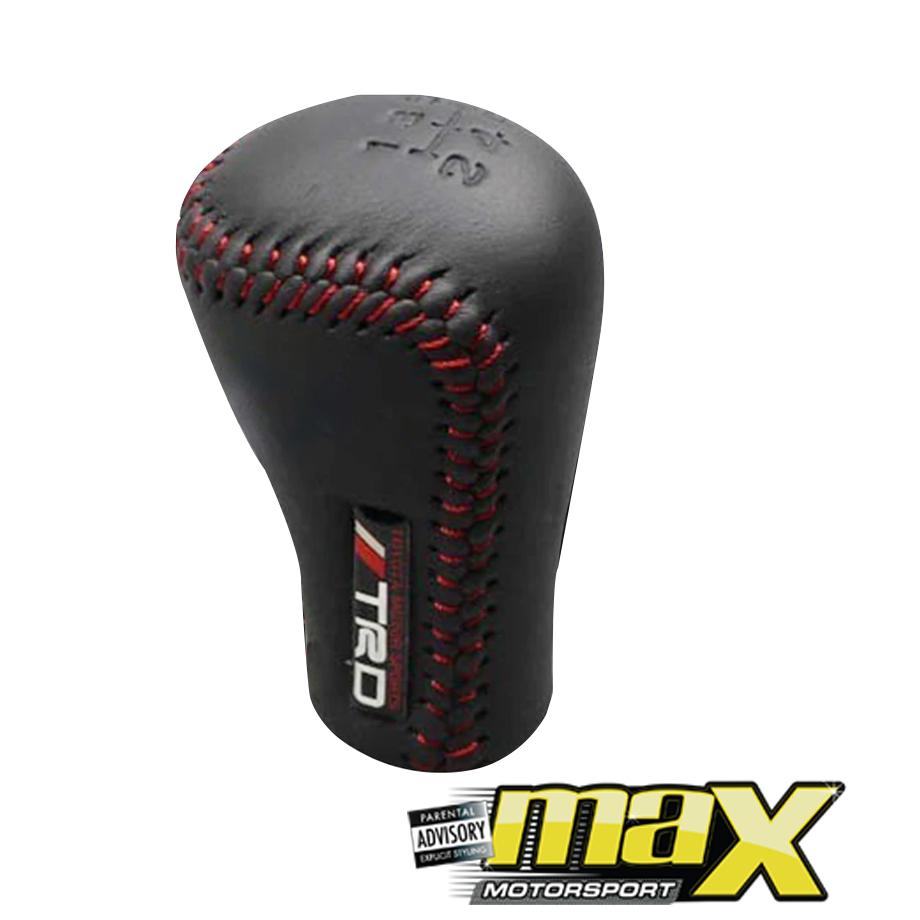 TRD Sports Gear Knob (Black & Red) maxmotorsports