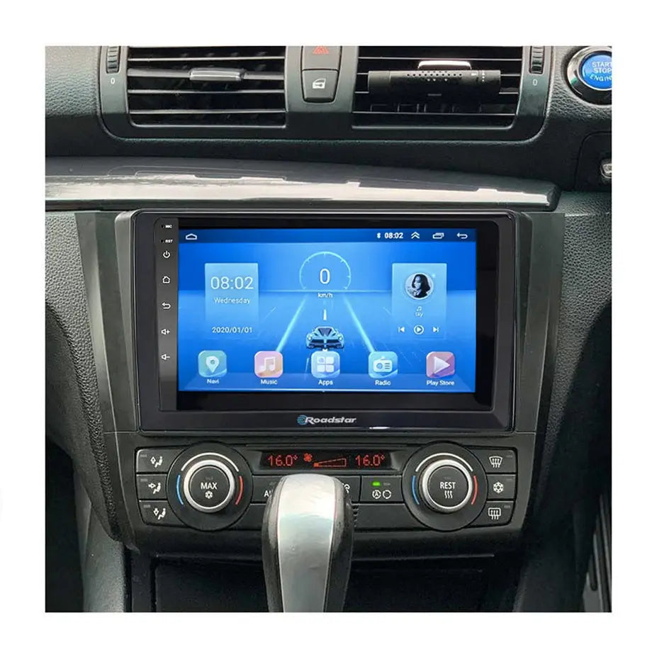 To Fit BM E88/E82/E81/E87 - 9 Inch Roadstar Android Entertainment & GPS System Max Motorsport