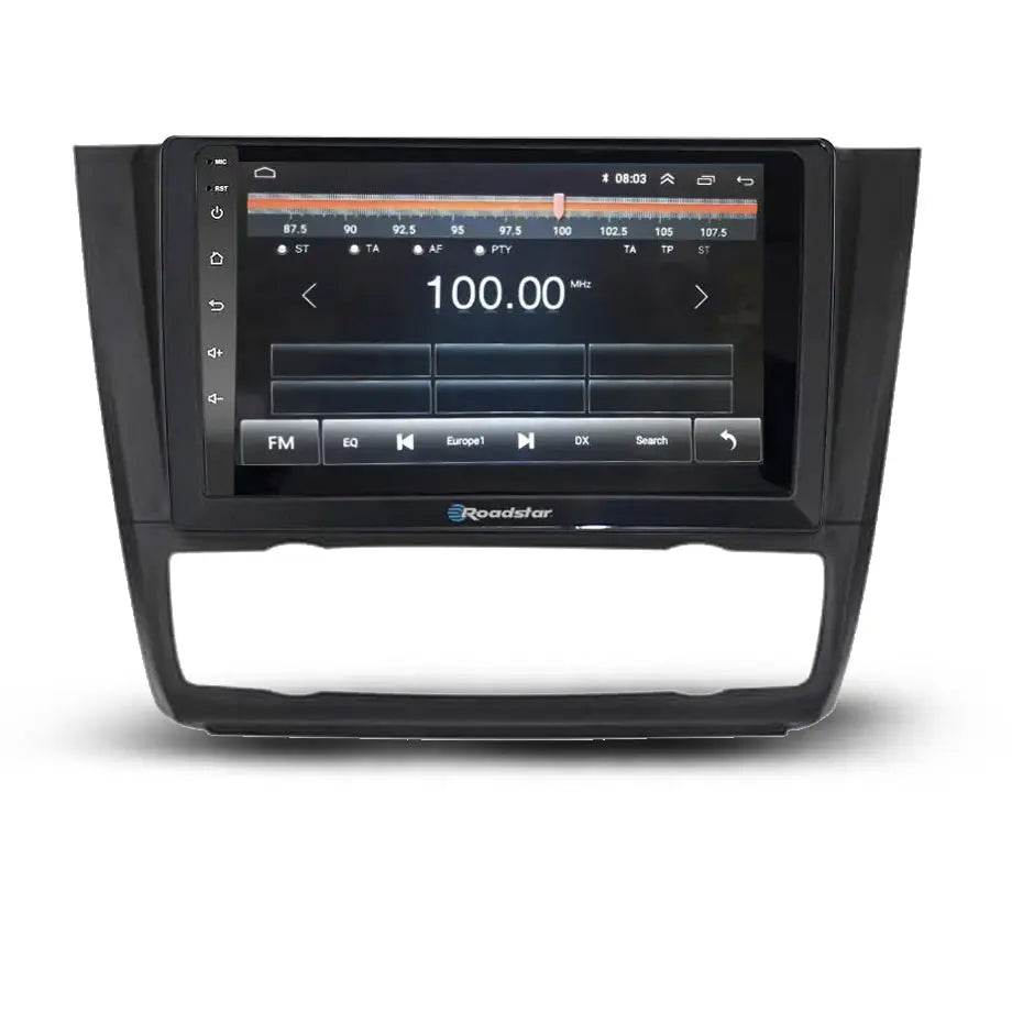 To Fit BM E88/E82/E81/E87 - 9 Inch Roadstar Android Entertainment & GPS System Max Motorsport