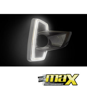 Toyota  Hilux Revo Dakar (17-On) Dual Function LED Fog Light Surrounds maxmotorsports