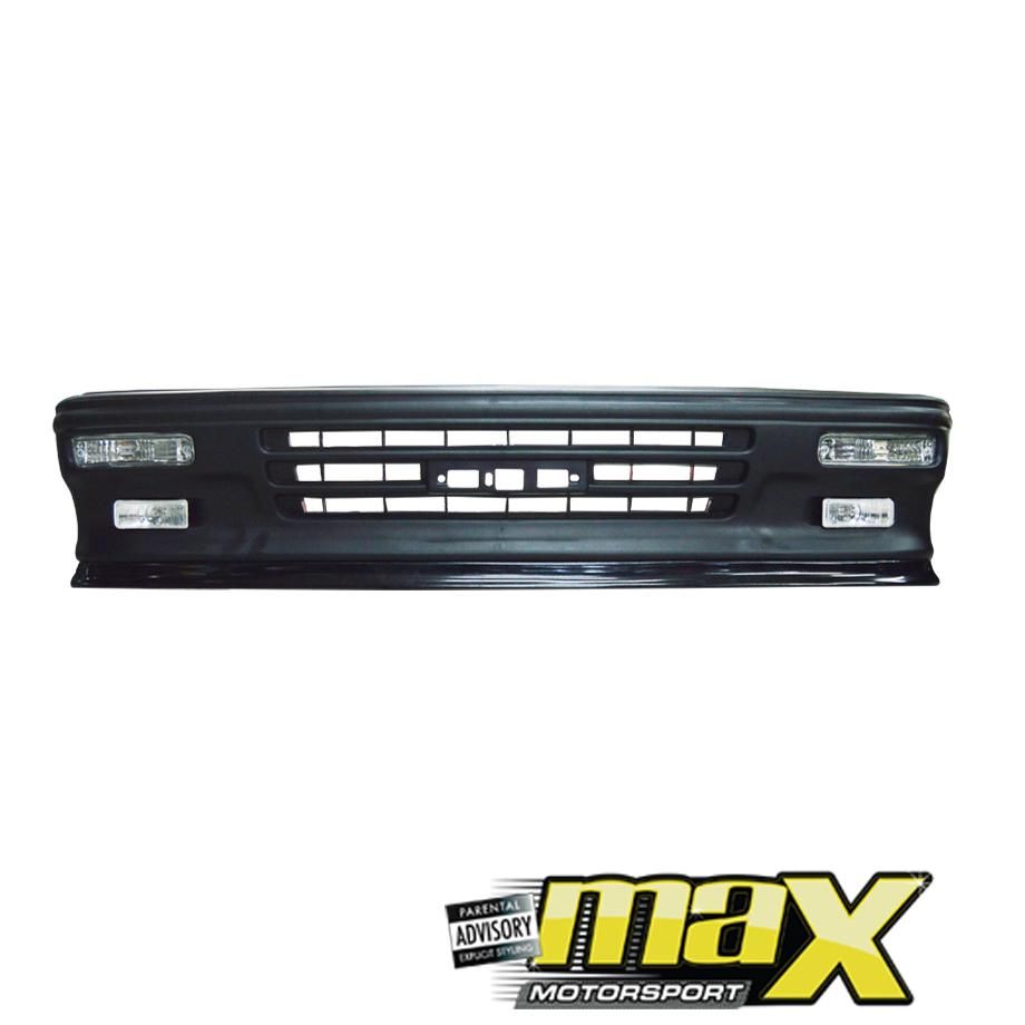 Toyota Corolla/ Conquest (E8/ E9) Plastic Front Bumper With STI Style Front Lip (3 Slot) maxmotorsports