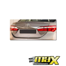 Load image into Gallery viewer, Toyota Corolla (2014) - Plastic Boot Spoiler (Unpainted) maxmotorsports
