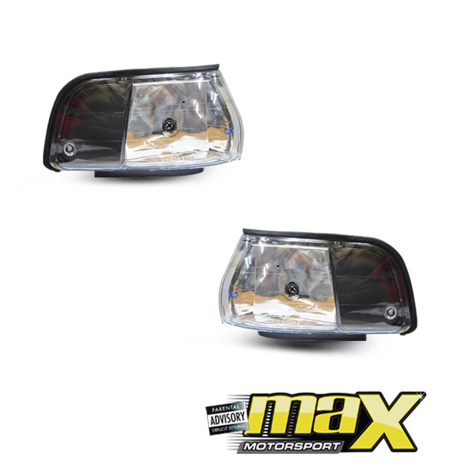 Toyota E8/E9 (93-96) Crystal Black Headlight with Corner Lamps maxmotorsports