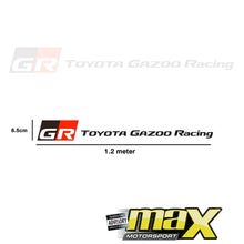 Load image into Gallery viewer, Toyota Gazoo Racing 3-Piece Sticker Kit maxmotorsports
