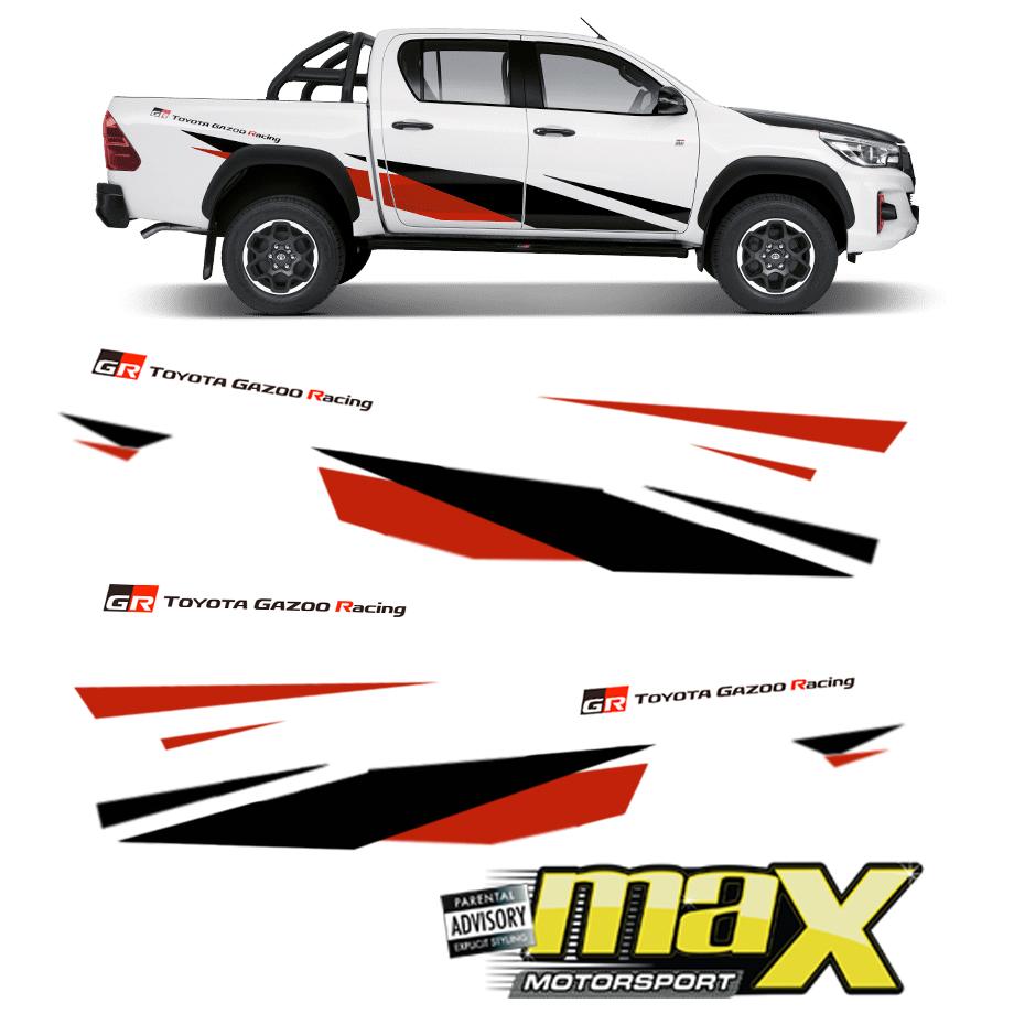 Toyota Gazoo Racing Vinyl Sticker Kit Max Motorsport
