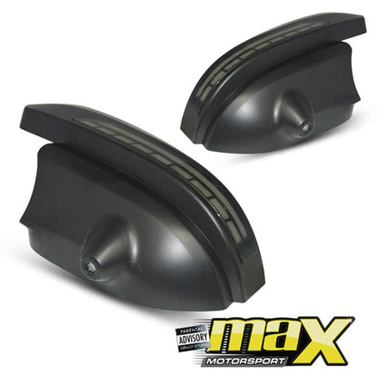 Toyota Hilux LED Sequential DRL Mirror Cover With Puddle Light Max Motorsport