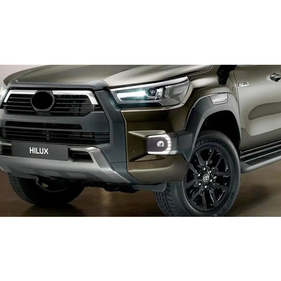 Toyota Hilux Revo 2.8 GD6 - Dual Function LED Fog Light Surrounds (21-On) Max Motorsport