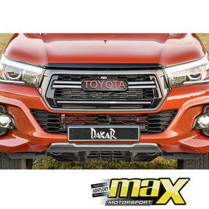 Toyota Hilux Revo Dakar LED Grille (2018-On) maxmotorsports