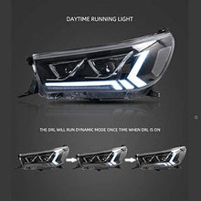Load image into Gallery viewer, Toyota Hilux Revo Dual Projector Upgrade Headlight With LED Sequential Indicator (15-19) Max Motorsport
