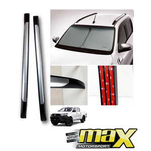 Toyota Hilux Revo Stick-on Roof Racks (2016-On) maxmotorsports
