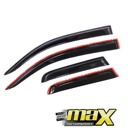 Toyota Hilux Revo Xtra Cab Black Windshields (15-On) maxmotorsports