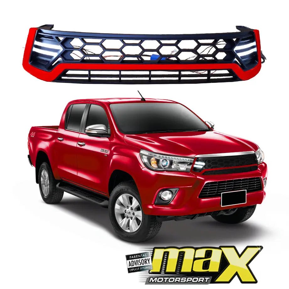Toyota Hilux Revo (15-18) TRD Grille With DRL LED Max Motorsport