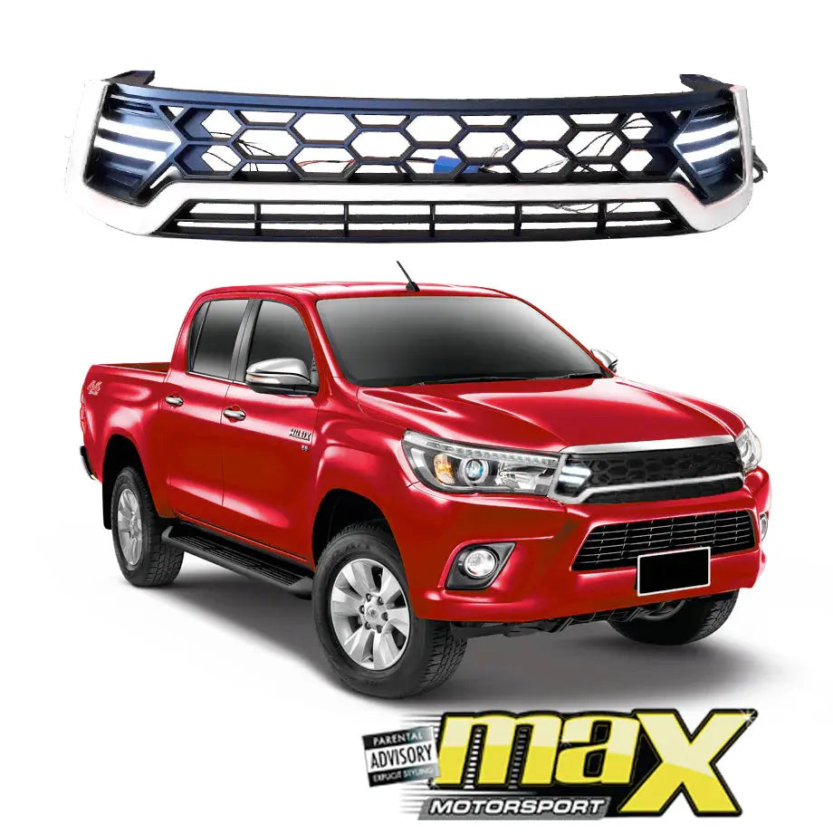 Toyota Hilux Revo (15-18) TRD LED Grille maxmotorsports
