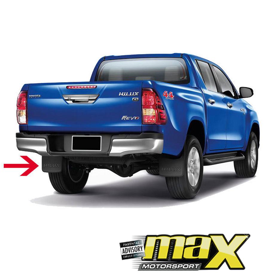 Toyota Hilux Revo (15-On) Mud Flaps maxmotorsports