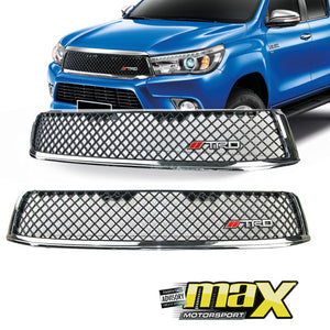 Toyota Hilux Revo (15-On) TRD Mesh Grille With TRD Badge maxmotorsports