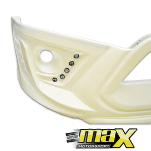 Toyota Hilux Revo (15-On) TRD Style Front Bumper Add On (Unpainted - Plastic) maxmotorsports